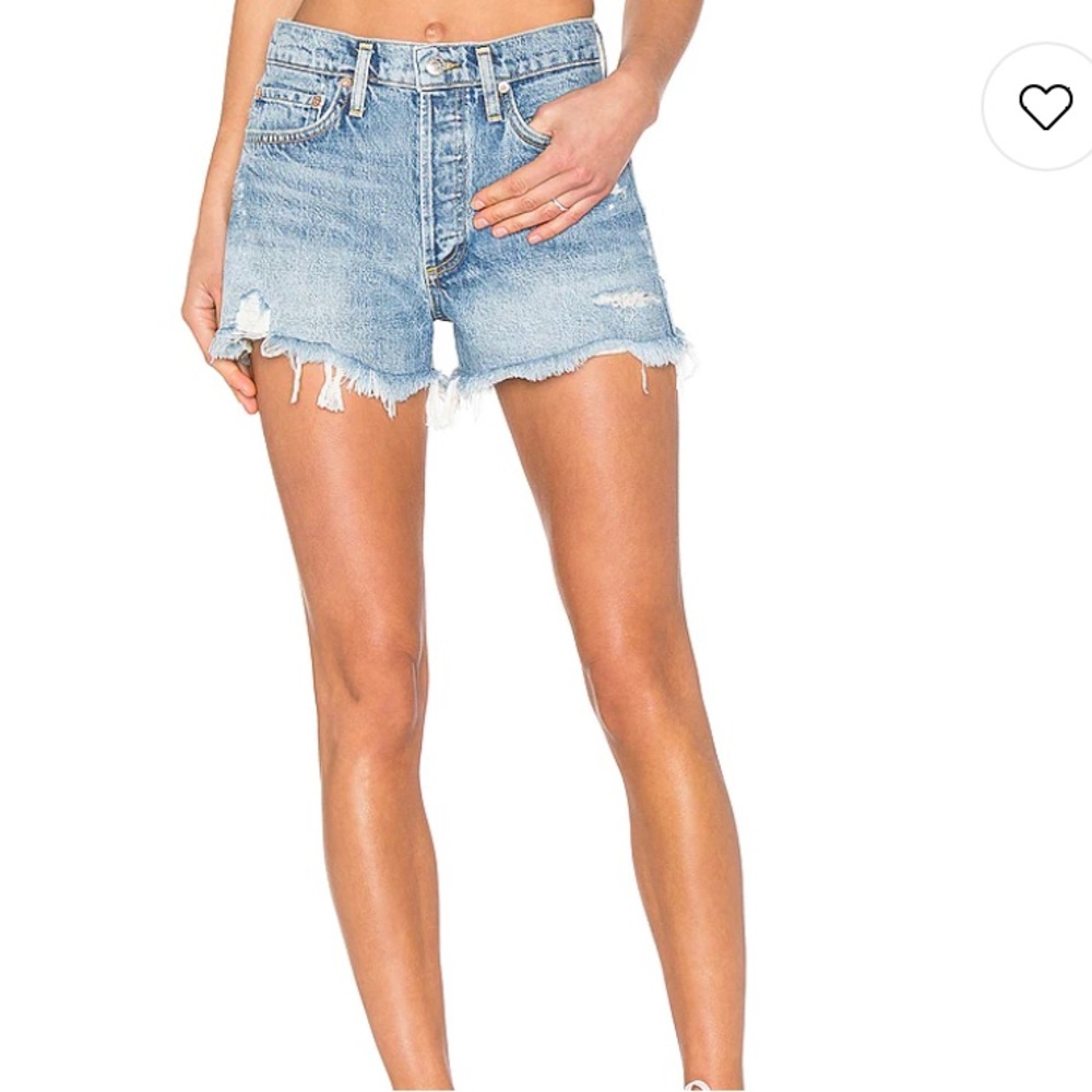 Agolde-Parker Vintage Cut Off Short in Swapmeet